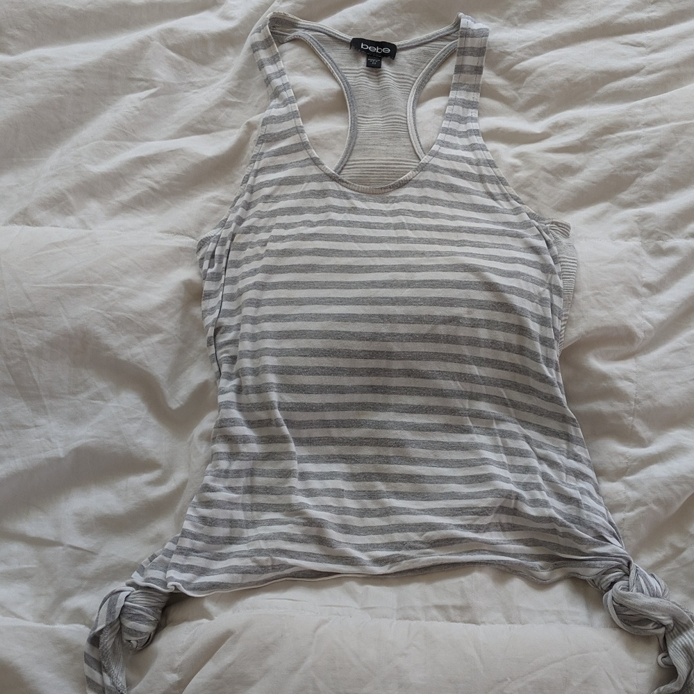 Bebe Flaired Tank Top - XS